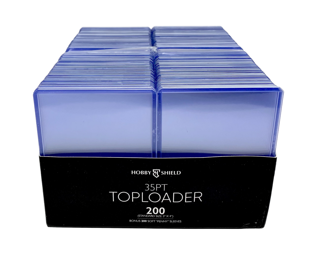 Toploader 200ct + 200 Penny Sleeves